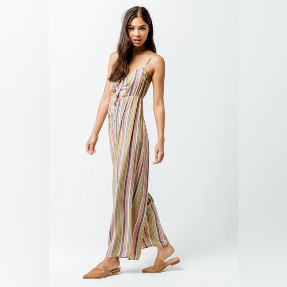 Rainbow Striped O’Neill Jumpsuit